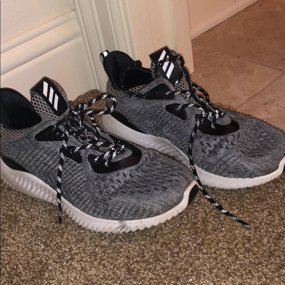 Adidas tennis shoes, worn maybe twice!